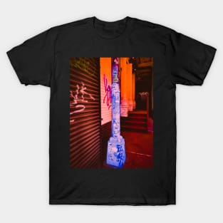 Graffiti Orange Pop Art Stickers NYC T-Shirt